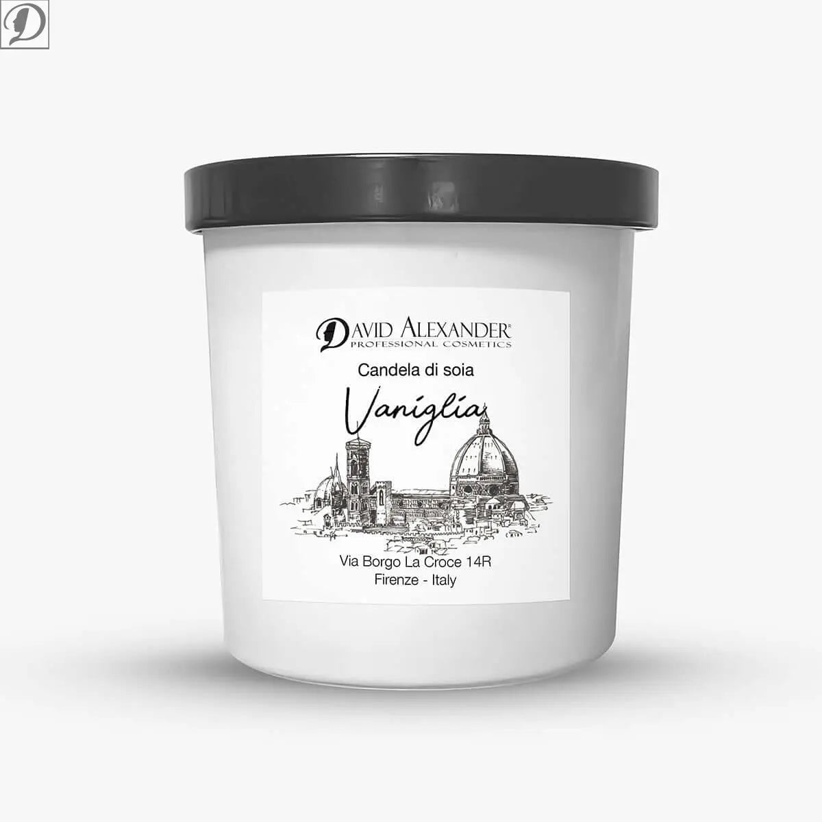 CANDELA IN CERA DI SOIA ALLA VANIGLIA - david alexander skin lab