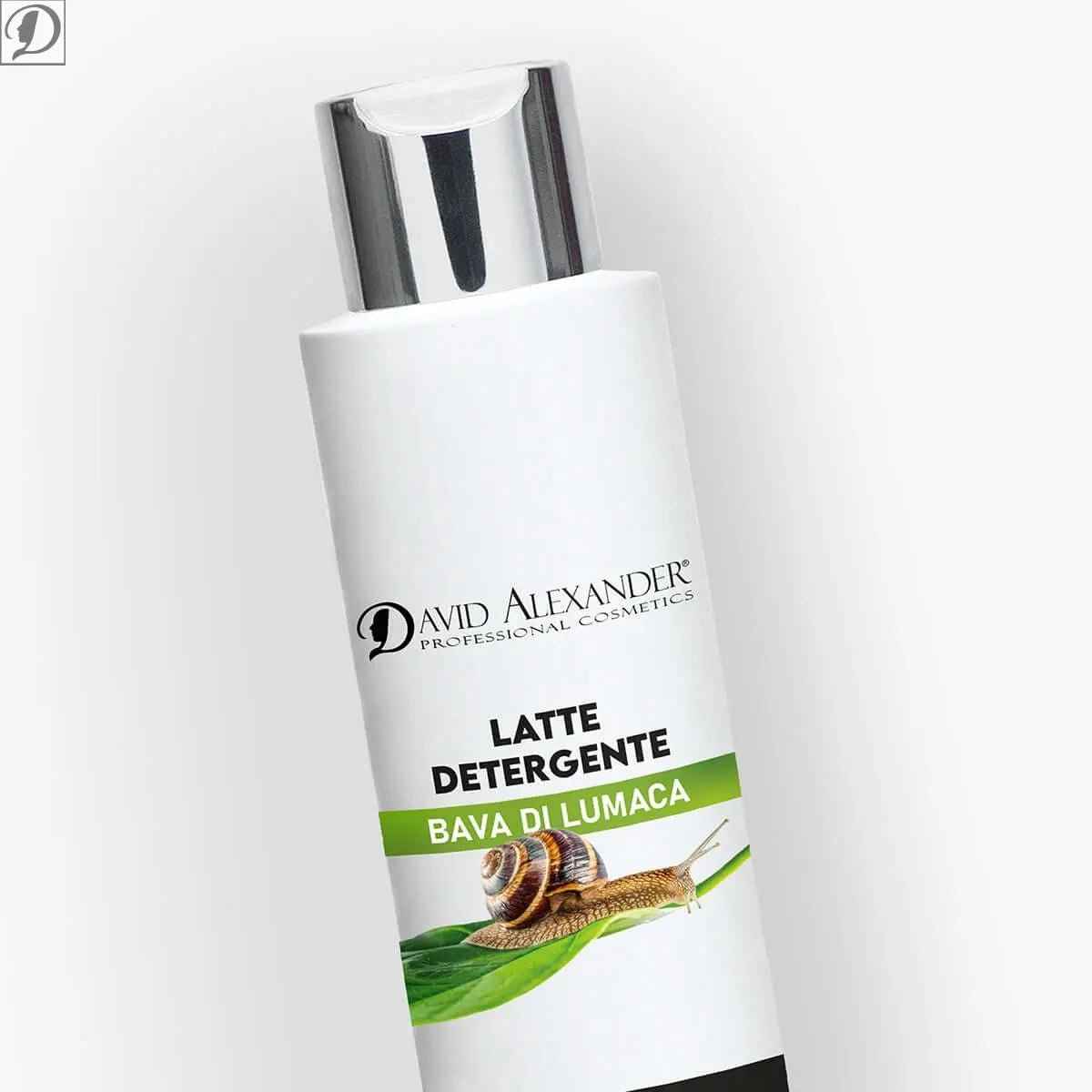 Latte Detergente alla Bava di Lumaca 150ml - Detergente Viso Naturale - David Alexander Professional Cosmetics