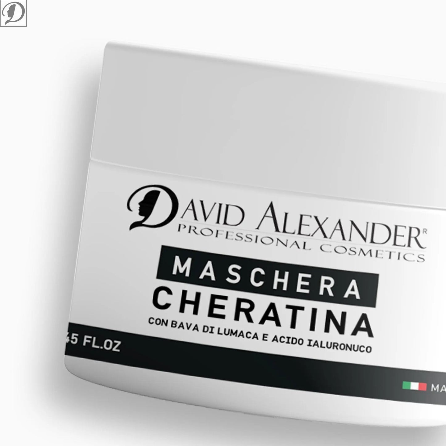 MASCHERA CAPELLI CHERATINA E ACIDO IALURONICO - david alexander skin lab