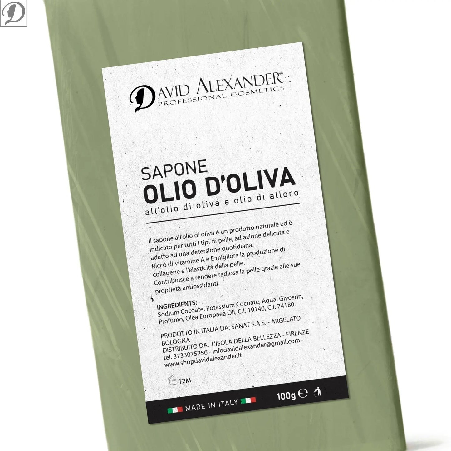 SAPONE ALL'OLIO DI OLIVA - david alexander skin lab