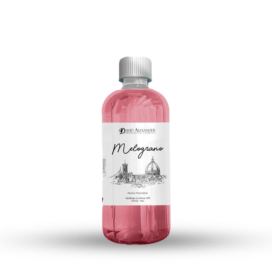 Ricarica Profumatore Melograno 500 ml – Fruttata, Elegante, Artigianale