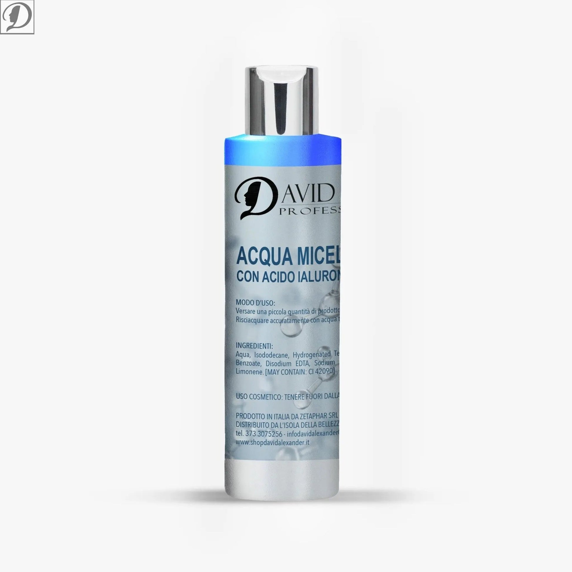 ACQUA MICELLARE BIFASICA AL ACIDO IALURONICO - david alexander skin lab