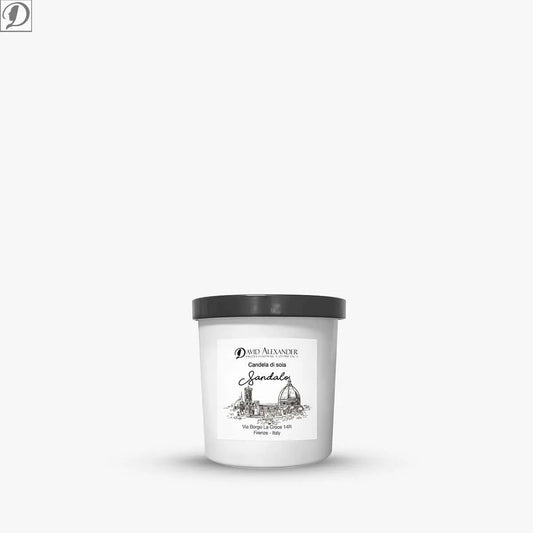CANDELA IN CERA DI SOIA SANDALO - david alexander skin lab